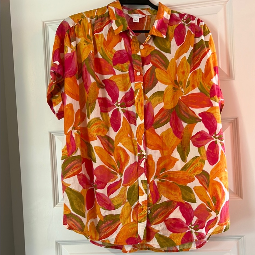 Colorful Floral Women's Top